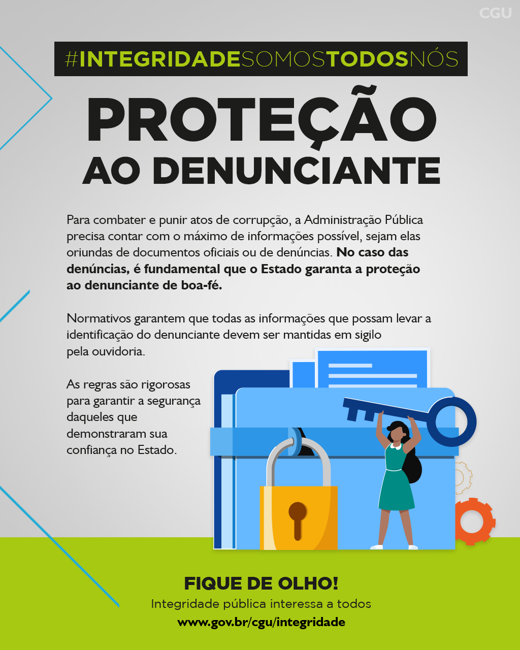 Denúncia - proteção ao denunciante